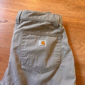 Rare Custom Tailored Carhartt Khaki Pants - Tall girl friendly
